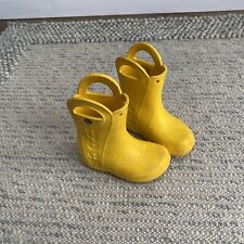 Crocs yellow wellies for sale  LEOMINSTER