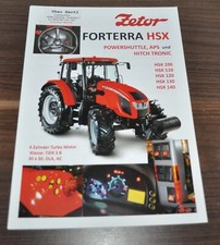 Używany, Zetor Forterra HSX Specyfikacja ciągnika Broszura Broszura Broszura na sprzedaż  PL