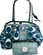 Vtg coach teal for sale  North Miami Beach