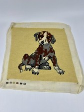 Vintage needlepoint dog for sale  Troy