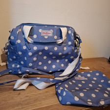 cath kidston spot bag blue for sale  SHEFFIELD