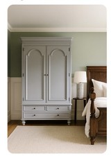 Painted double wardrobe for sale  TENTERDEN