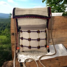 Handwoven boho woven for sale  North Port