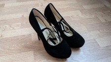 Escarpins noirs talons d'occasion  Le Blanc