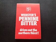 Websters brewery note for sale  BRIDLINGTON