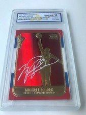 MICHAEL JORDAN 1998 FLEER ROOKIE 23K CARTÃO DE OURO VERMELHO HOLO EDIÇÃO LIMITADA comprar usado  Enviando para Brazil