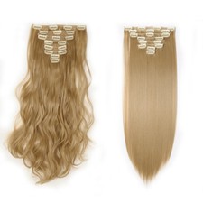 Mega CABEÇA CHEIA GROSSA Como Clipe Humano na Extensão de Cabelo 100% Real NATURAL Peça de Cabelo comprar usado  Enviando para Brazil