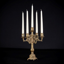 Candelabro Bronze | Castiçal Barroco | Vintage Francês | 5 Luzes | 13,4"_ comprar usado  Enviando para Brazil