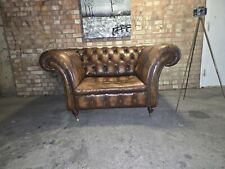 Large leather chesterfield for sale  ENFIELD