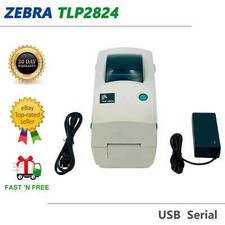 Usado, Impressora de Código de Barras de Etiqueta de Transferência Térmica Zebra TLP2824 USB Serial TOTALMENTE TESTADA comprar usado  Enviando para Brazil