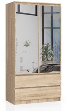 AKORD SZAFA S90 2D 2SZ 2 LUSTRO CLP PK SONOMA na sprzedaż  PL