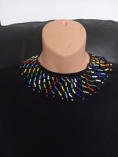 Zulu glass beaded for sale  GRIMSBY