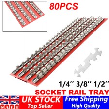 80pcs socket rail for sale  LEICESTER