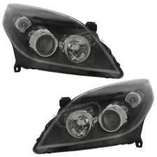 Usado, Faróis Vauxhall Vectra C 2005-2009 faróis pretos 1 par lado esquerdo e direito comprar usado  Enviando para Brazil