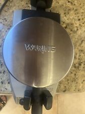 Máquina de waffle belga Waring Pro WMK300 aço inoxidável rotativa testada e funcionando, usado comprar usado  Enviando para Brazil