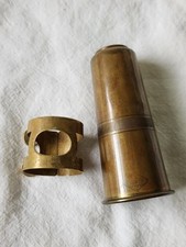 Ligadura de latão vintage e tampa Martin para sax tenor bocal de borracha dura França comprar usado  Enviando para Brazil