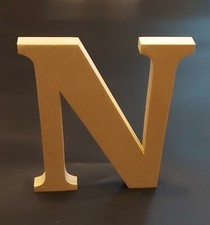Letras de madeira independentes MDF 18 MM de espessura feitas à mão-Cambria-10 cm-15 cm-20 cm comprar usado  Enviando para Brazil