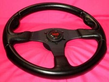 Usado, 5816 MOMO PIROTA 35Φ Couro Preto Raio Cabo de Direção Chifre Bunda #PC9HE5 comprar usado  Enviando para Brazil