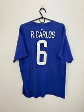 CAMISETA DE FUTBOL DE ENTRENAMIENTO DE LA SELECCIÓN DE BRASIL AÑOS 90 #6 ROBERTO CARLOS NIKE segunda mano  Embacar hacia Argentina