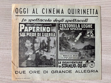 Volantino cinema 1962 usato  San Lazzaro di Savena