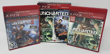 Uncharted 1 e 2 Greatest Hits Dual Pack Plus 3 PS3 PlayStation 3 completo na caixa comprar usado  Enviando para Brazil