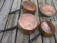 Lot anciennes casseroles d'occasion  Saint-Loubès