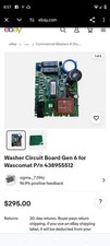 Washer circuit board for sale  Enigma