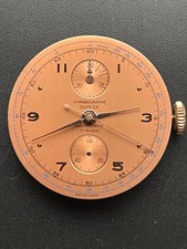 MOVIMENTO CRONÓGRAFO SUÍÇO BREITLING POR VENUS, MOSTRADOR ORIGINAL, FUNCIONANDO 35,5 MM, usado comprar usado  Enviando para Brazil