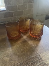 Vintage amber iittala for sale  GUILDFORD