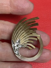 Broche plaquée plumes d'occasion  Bordeaux-