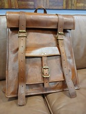 Leather bag backpack for sale  NOTTINGHAM