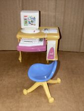 Cadeira giratória Fisher Price Loving Family Office computador mesa novas adições comprar usado  Enviando para Brazil