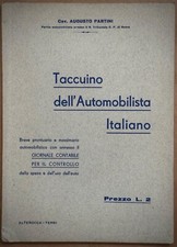 Taccuino dell automobilista usato  Torino