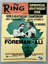 The Ring Boxing Magazine 1974 Muhammad Ali George Foreman Rumble In The Jungle segunda mano  Embacar hacia Argentina