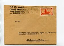 Saargebiet brief 143 gebraucht kaufen  Berlin