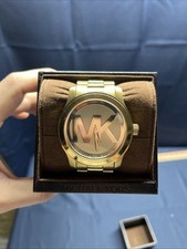 Relógio de quartzo Michael Kors Runway MK5473 feminino aço inoxidável mostrador analógico comprar usado  Enviando para Brazil
