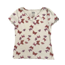 Butterfly shirt white for sale  Naples