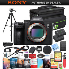 Sony a7 III Alpha Mirrorless 4K Camera + Case & Battery Kit Bundle for sale  Edison