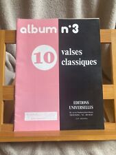 Valses classiques album d'occasion  Rennes