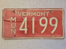 Vermont red municipal for sale  Whitney Point