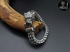 Armband wolfsköpfe wolf gebraucht kaufen  Landsberg