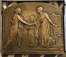 Médaille plaque bronze d'occasion  France