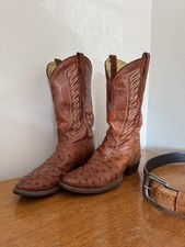 Tony lama ostrich for sale  SHREWSBURY
