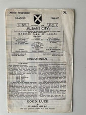 Albans city kingstonian. for sale  IPSWICH