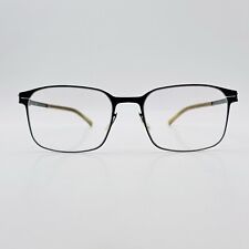 Óculos IC Berlin masculino feminino quadrado preto brilhante arma metal mod. Hugo NOVO comprar usado  Enviando para Brazil