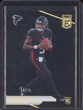 Michael Penix Jr 2024 Panini Donruss Elite 125 preto controle remoto 18/25 comprar usado  Enviando para Brazil