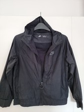Nike black hooded for sale  DARTFORD