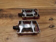 Pedais de plataforma plana MTB ACOR NW 205 roxo anodizado comprar usado  Enviando para Brazil