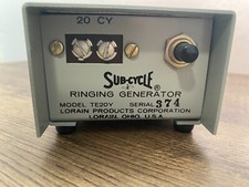 Sub cycle ringing for sale  New York