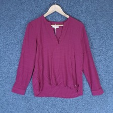 Blusa feminina Tommy Hilfiger tamanho 8 roxa, usado comprar usado  Enviando para Brazil
